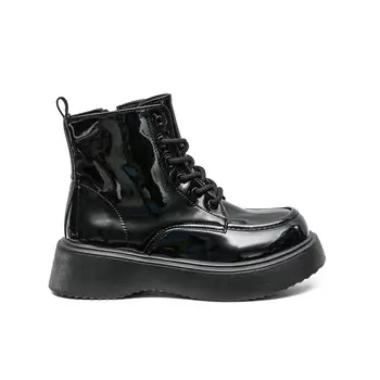 Ботинки Martin Boot женские Tuopin, цвет Gloss Black