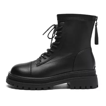 Ботинки Martin Boot женские Zhr, коричневый