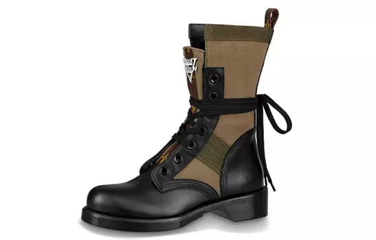 Женские ботинки Louis Vuitton, черный/коричневый