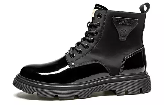 Ботинки Martin мужские черный Leaveland