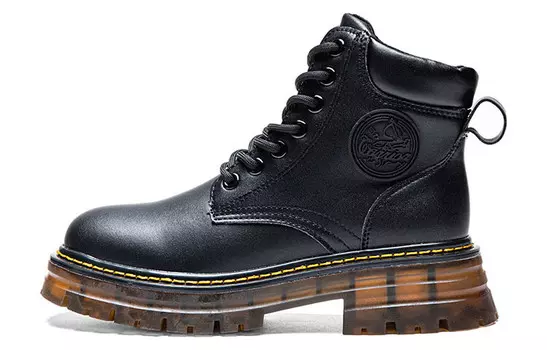 Ботинки Martin унисекс черный коричневый Warrior