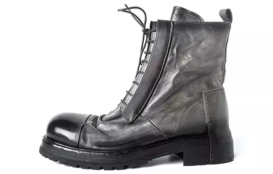 Ботинки Martin унисекс с градиентной потертостью Huanxiangzhe, цвет Black Gray