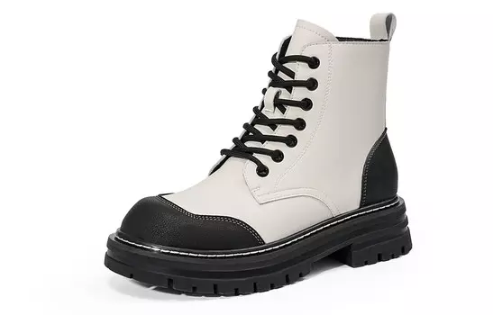 Ботинки Martin женские бежевый Eblan