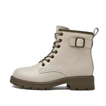 Ботинки Martin женские бежевый Guci Tianlun