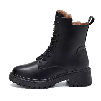 Ботинки Martin женские черный Baijihong