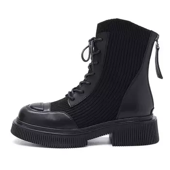 Ботинки Martin женские черный Baijihong