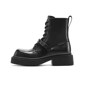 Ботинки Martin женские черный Cherykally