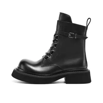 Ботинки Martin женские черный Cherykally