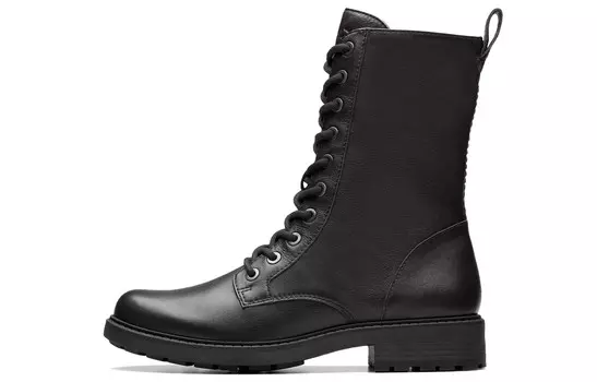 Ботинки Martin женские черный Clarks