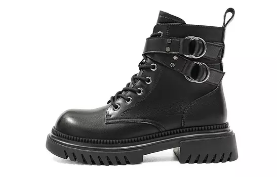 Ботинки Martin женские черный Eblan