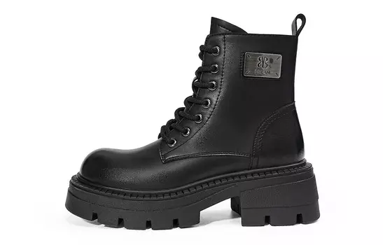 Ботинки Martin женские черный Eblan