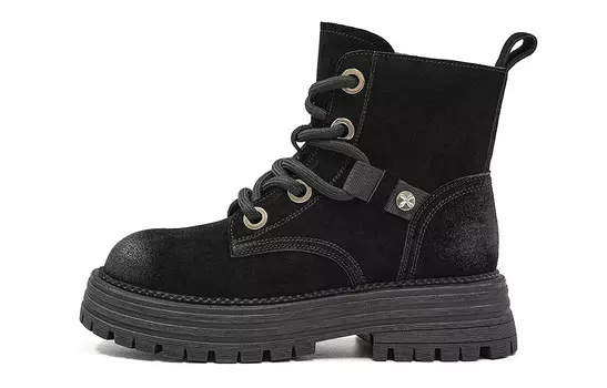 Ботинки Martin женские черный Eblan