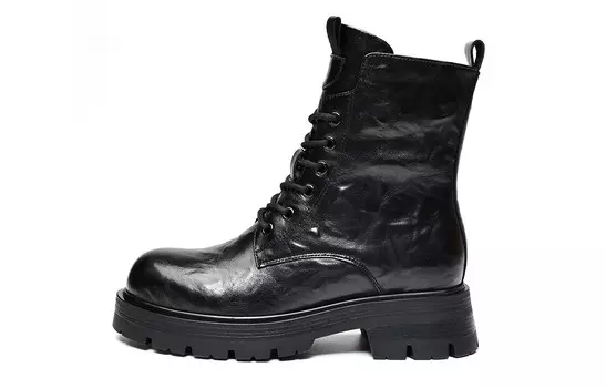 Ботинки Martin женские черный Eblan