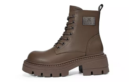 Ботинки Martin женские цвета хаки Eblan