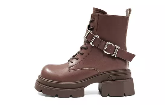 Ботинки Martin женские коричневый Eblan