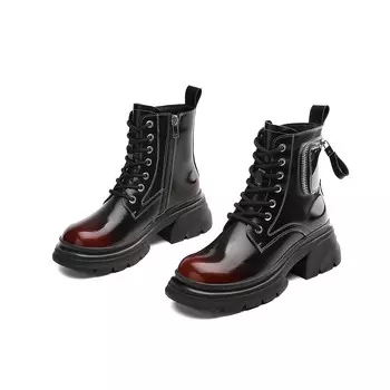 Ботинки Martin женские красный Eblan