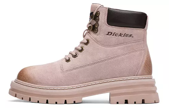 Ботинки Martin женские розовый Dickies