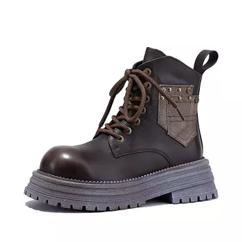 Ботинки Martin женские серый Bellalily