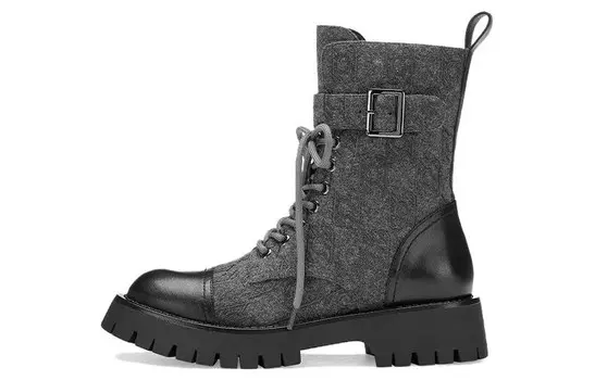 Ботинки Martin женские светло-серый 73Hours