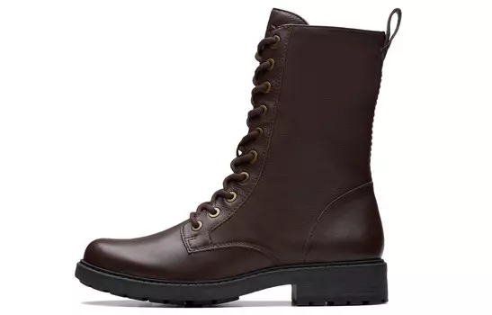 Ботинки Martin женские темно-коричневый Clarks