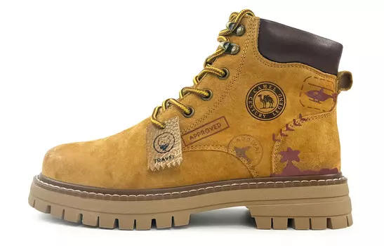 Ботинки Martin женские желтый Camel