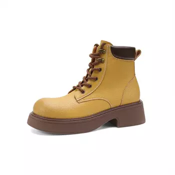 Ботинки Martin женские желтый Foxer