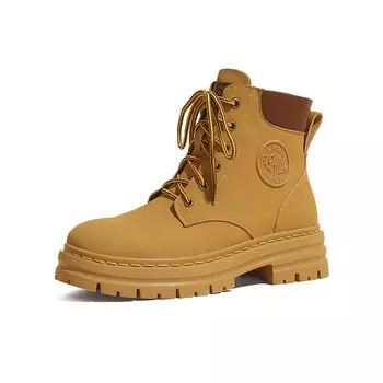 Ботинки Martin женские желтый Naiyee