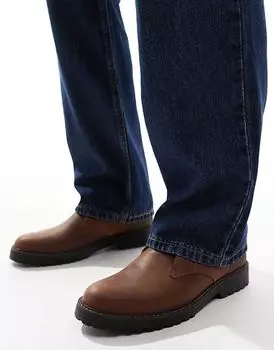 Ботинки Maxwell из водонепроницаемой кожи коричневого цвета Barbour