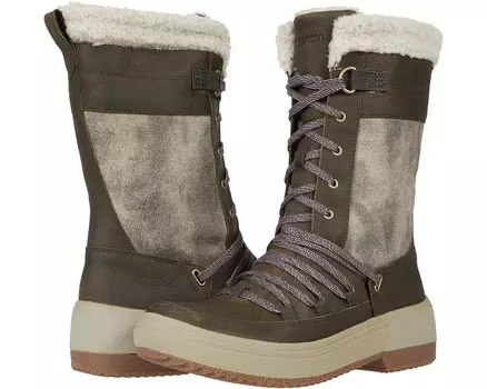 Ботинки Merrell Haven Tall Lace Polar Waterproof, оливковый