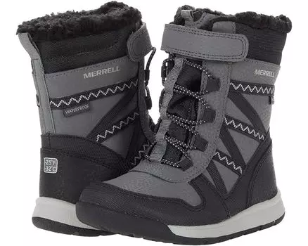 Ботинки Merrell Snow Crush 2.0 Jr Waterproof, цвет Black/Grey