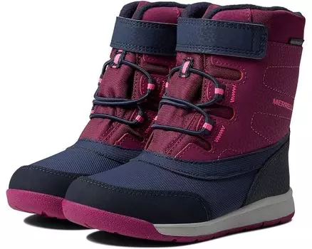 Ботинки Merrell Snow Storm Jr Waterproof, цвет Berry/Navy