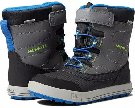 Ботинки Merrell Snow Storm Waterproof, цвет Grey/Black/Royal
