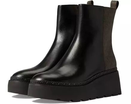 Ботинки Michael Kors Geller Wedge Bootie, цвет Black/Brown