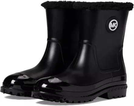 Ботинки Michael Kors Montaigne Pull-On Rain Boot, цвет Black/Optic White
