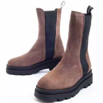 Ботинки Milann из кожи Purapiel, коричневый