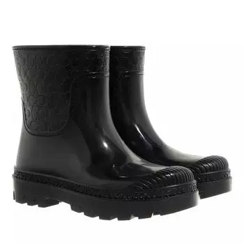 Ботинки millie rubber rain bootie Coach, зеленый