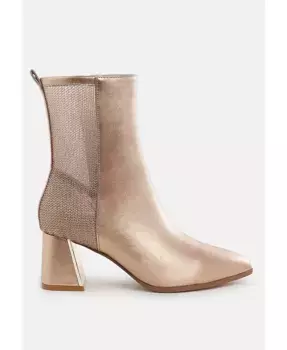 Ботинки Mimosa с острым носом и сетчатыми деталями London Rag, золотой