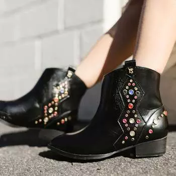 Ботинки Miss Dallas Gem Western Boot черного цвета - Дети Yosi Samra