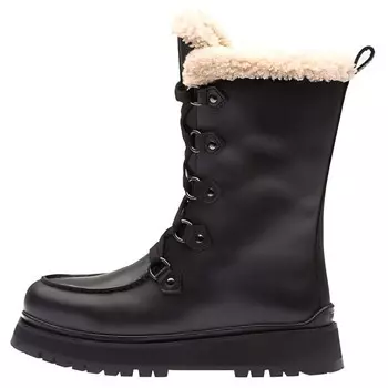 Ботинки Miu Miu, черный/бежевый