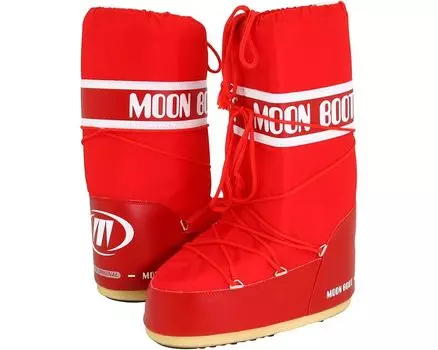 Ботинки MOON BOOT Moon Nylon, красный