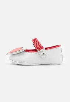 Ботинки MOSCHINO, цвет white/red