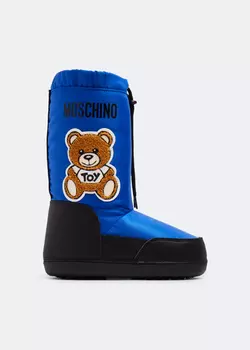 Ботинки Moschino Teddy Patch Snow, синий