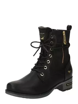 Ботинки MUSTANG Lace-Up Ankle Boots, черный