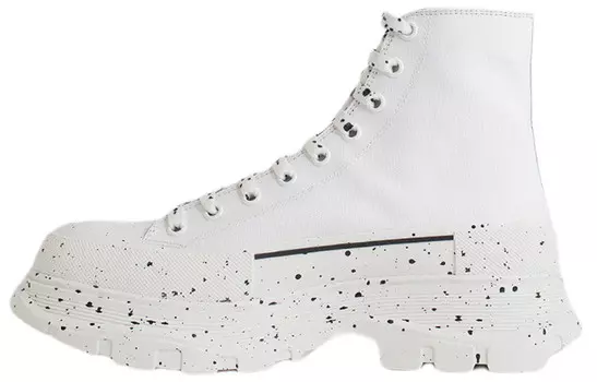Ботинки мужские Alexander Mcqueen Tread Slick Ankle, белый