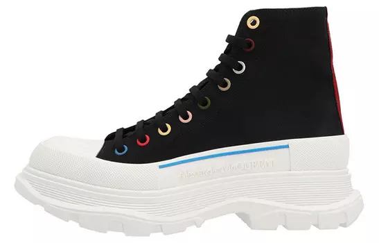 Ботинки мужские Alexander Mcqueen Tread высокие, черный