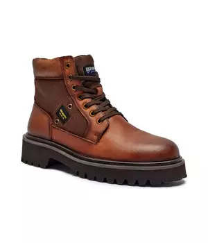 Ботинки мужские Blauer кожаные треккинговые, коричневый