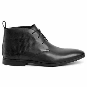 Ботинки мужские черные Bampton up Clarks, черный
