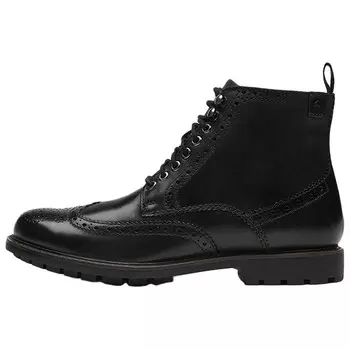 Ботинки мужские черные Clarks