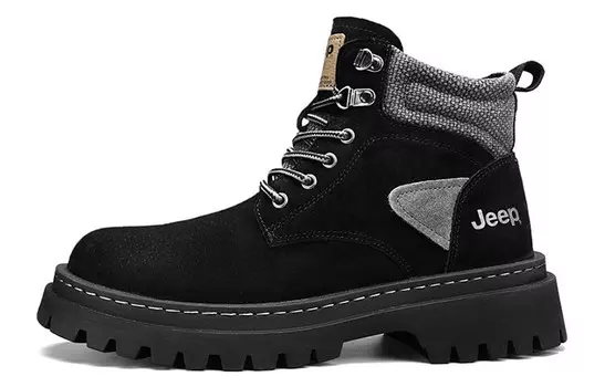 Ботинки мужские черные Jeep