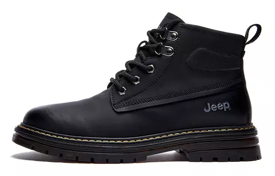 Ботинки мужские черные Jeep